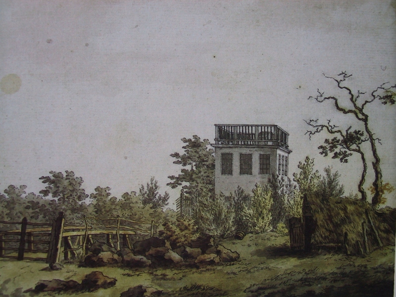 Stavba v krajině - K. D. Friedrich